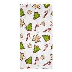 Ginger Cookies Christmas Pattern Shower Curtain 36  X 72  (stall)  by Valentinaart