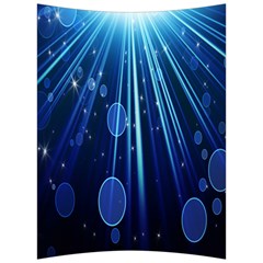 Blue Rays Light Stars Space Back Support Cushion