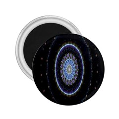 Colorful Hypnotic Circular Rings Space 2 25  Magnets