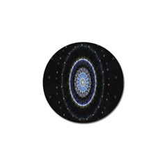 Colorful Hypnotic Circular Rings Space Golf Ball Marker (10 Pack) by Mariart