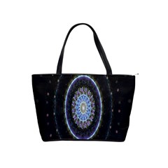 Colorful Hypnotic Circular Rings Space Shoulder Handbags by Mariart