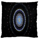 Colorful Hypnotic Circular Rings Space Standard Flano Cushion Case (Two Sides) Back