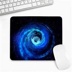 Blue Black Hole Galaxy Large Mousepads