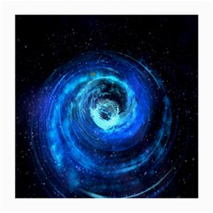 Blue Black Hole Galaxy Medium Glasses Cloth (2-side) by Mariart