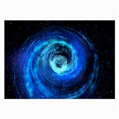 Blue Black Hole Galaxy Large Glasses Cloth