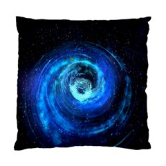 Blue Black Hole Galaxy Standard Cushion Case (one Side) by Mariart