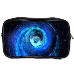 Blue Black Hole Galaxy Toiletries Bags