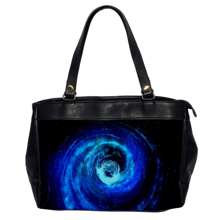 Blue Black Hole Galaxy Office Handbags