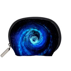 Blue Black Hole Galaxy Accessory Pouches (small) 