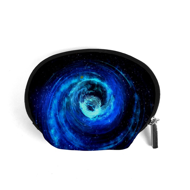 Blue Black Hole Galaxy Accessory Pouches (Small) 