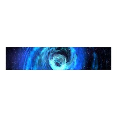 Blue Black Hole Galaxy Velvet Scrunchie by Mariart