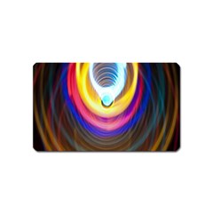 Colorful Glow Hole Space Rainbow Magnet (name Card) by Mariart