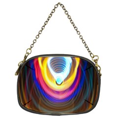 Colorful Glow Hole Space Rainbow Chain Purses (two Sides) 