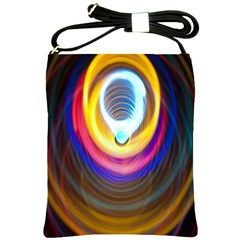 Colorful Glow Hole Space Rainbow Shoulder Sling Bags by Mariart