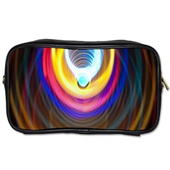 Colorful Glow Hole Space Rainbow Toiletries Bags