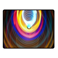 Colorful Glow Hole Space Rainbow Fleece Blanket (small) by Mariart