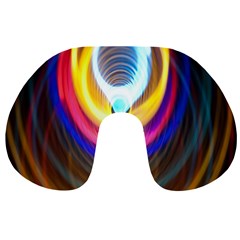 Colorful Glow Hole Space Rainbow Travel Neck Pillows