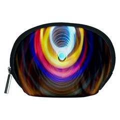 Colorful Glow Hole Space Rainbow Accessory Pouches (medium)  by Mariart