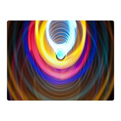 Colorful Glow Hole Space Rainbow Double Sided Flano Blanket (mini) 