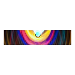 Colorful Glow Hole Space Rainbow Velvet Scrunchie