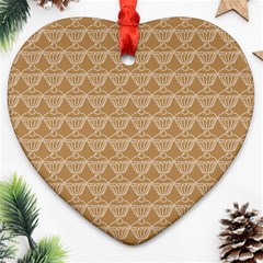 Cake Brown Sweet Ornament (heart)