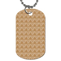 Cake Brown Sweet Dog Tag (one Side) by Mariart