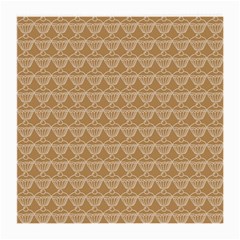 Cake Brown Sweet Medium Glasses Cloth (2-side) by Mariart