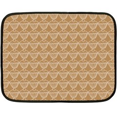 Cake Brown Sweet Fleece Blanket (mini) by Mariart