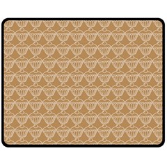 Cake Brown Sweet Double Sided Fleece Blanket (medium) 