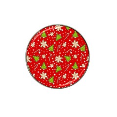 Ginger cookies Christmas pattern Hat Clip Ball Marker