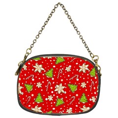 Ginger cookies Christmas pattern Chain Purses (Two Sides) 