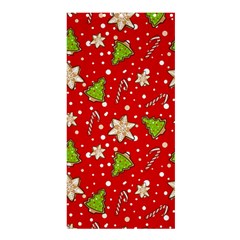 Ginger Cookies Christmas Pattern Shower Curtain 36  X 72  (stall)  by Valentinaart