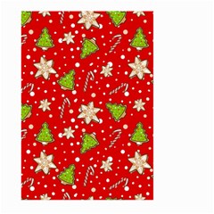 Ginger cookies Christmas pattern Large Garden Flag (Two Sides)