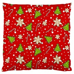 Ginger cookies Christmas pattern Large Cushion Case (One Side)