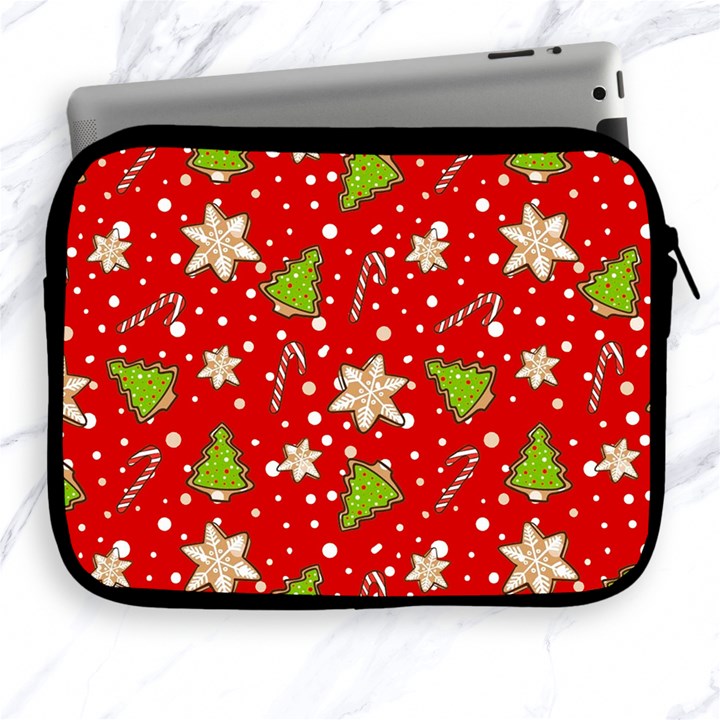 Ginger cookies Christmas pattern Apple iPad 2/3/4 Zipper Cases