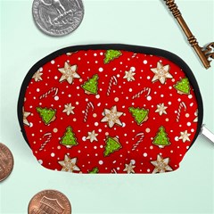 Ginger cookies Christmas pattern Accessory Pouches (Medium) 