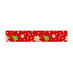 Ginger cookies Christmas pattern Flano Scarf (Mini)