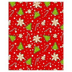 Ginger cookies Christmas pattern Drawstring Bag (Small)