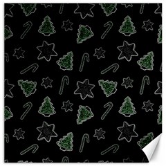 Ginger Cookies Christmas Pattern Canvas 16  X 16  