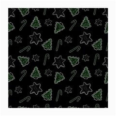 Ginger Cookies Christmas Pattern Medium Glasses Cloth