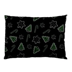 Ginger Cookies Christmas Pattern Pillow Case (two Sides) by Valentinaart