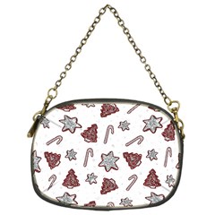 Ginger Cookies Christmas Pattern Chain Purses (one Side) 