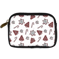 Ginger Cookies Christmas Pattern Digital Camera Cases by Valentinaart