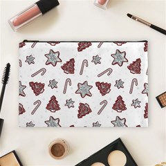 Ginger Cookies Christmas Pattern Cosmetic Bag (large)  by Valentinaart