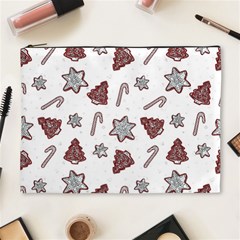 Ginger Cookies Christmas Pattern Cosmetic Bag (xl) by Valentinaart