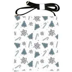 Ginger Cookies Christmas Pattern Shoulder Sling Bags by Valentinaart