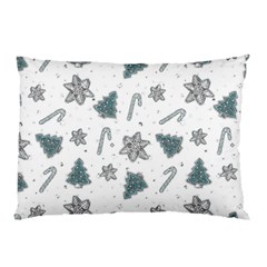 Ginger Cookies Christmas Pattern Pillow Case (two Sides) by Valentinaart