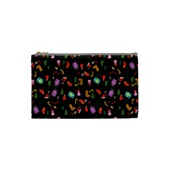 Christmas Pattern Cosmetic Bag (small)  by Valentinaart