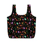 Christmas pattern Full Print Recycle Bags (M)  Front