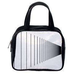 Fence Line Black Classic Handbags (one Side)